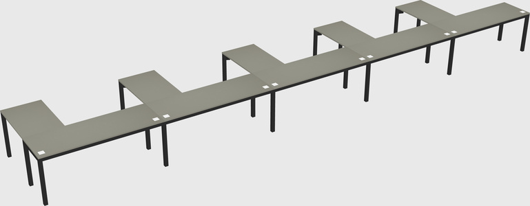 L-shaped desk