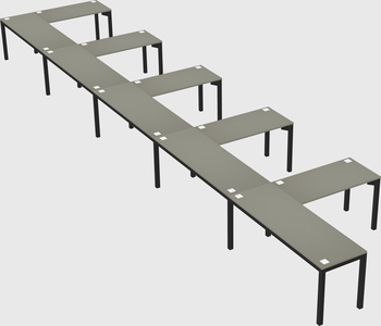 L-shaped desk