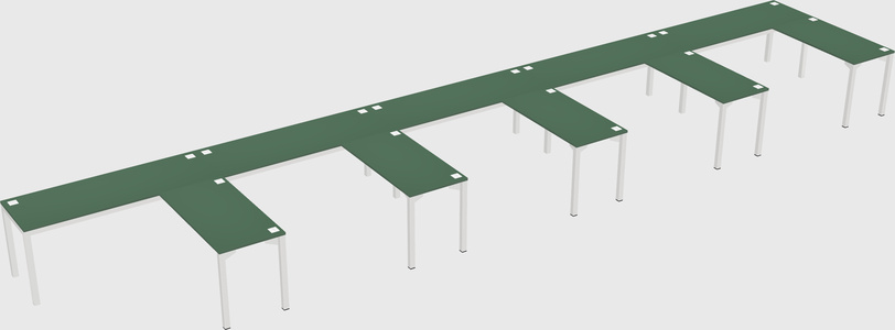L-shaped desk