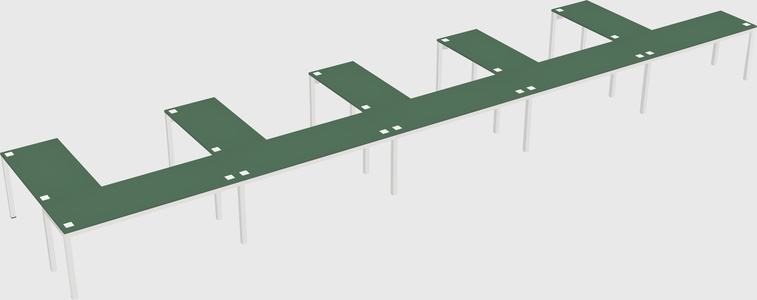 L-shaped desk