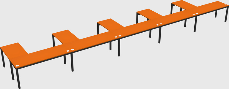 L-shaped desk