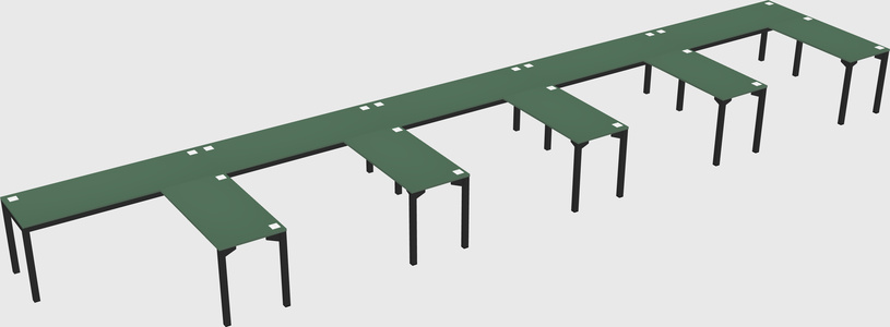 L-shaped desk