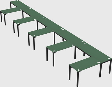 L-shaped desk