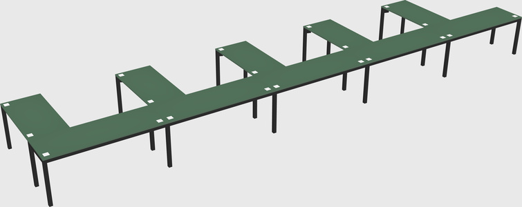 L-shaped desk