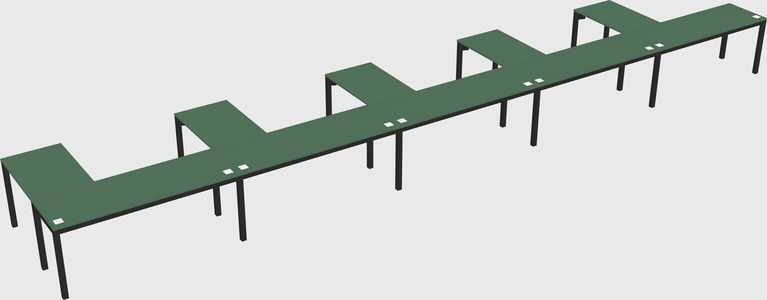 L-shaped desk