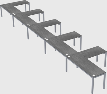 L-shaped desk