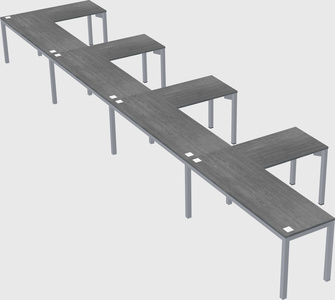 L-shaped desk