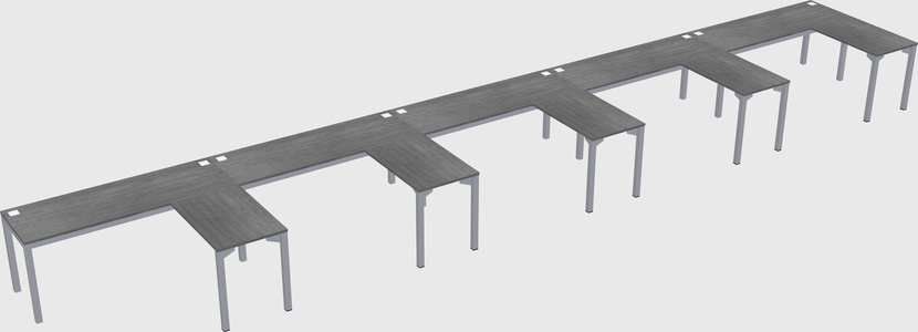 L-shaped desk