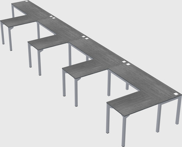 L-shaped desk