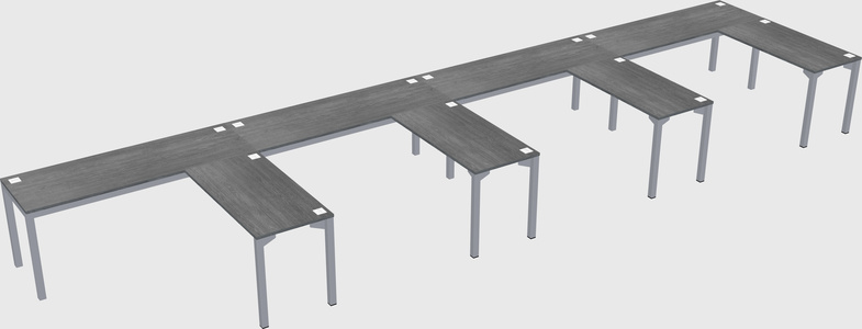 L-shaped desk