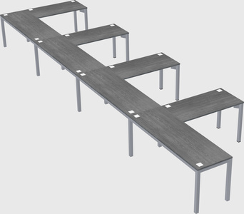 L-shaped desk