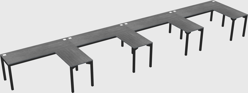 L-shaped desk