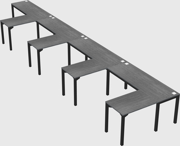L-shaped desk