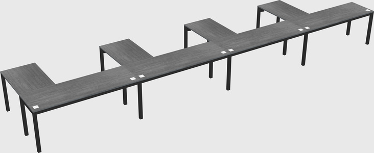 L-shaped desk