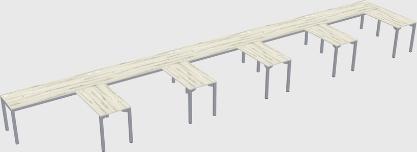 L-shaped desk