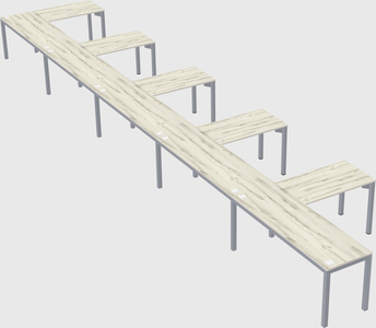 L-shaped desk