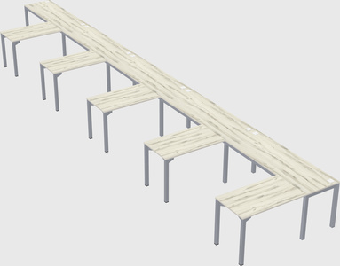 L-shaped desk