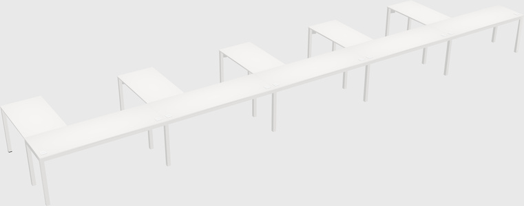L-shaped desk