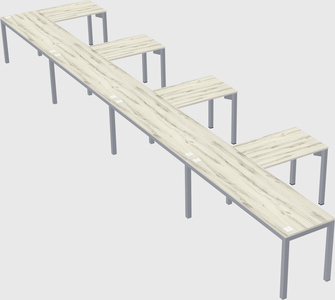 L-shaped desk
