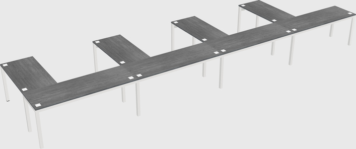 L-shaped desk