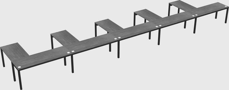 L-shaped desk