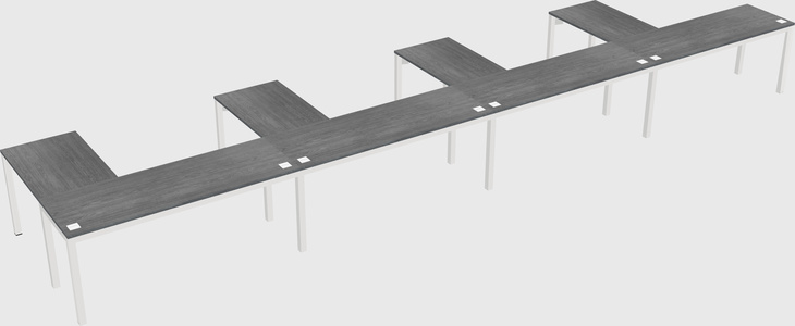 L-shaped desk