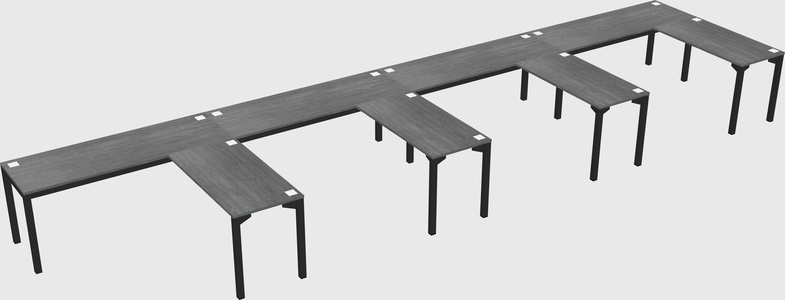 L-shaped desk