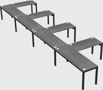 L-shaped desk