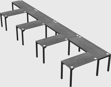 L-shaped desk