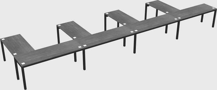 L-shaped desk