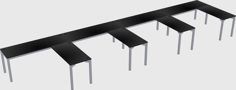 L-shaped desk