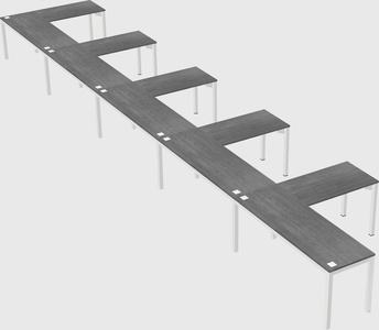 L-shaped desk