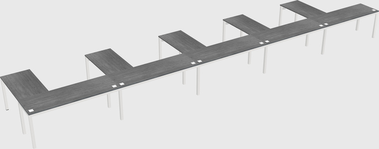 L-shaped desk