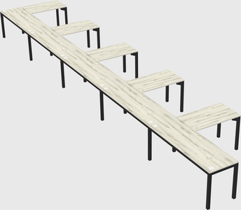 L-shaped desk