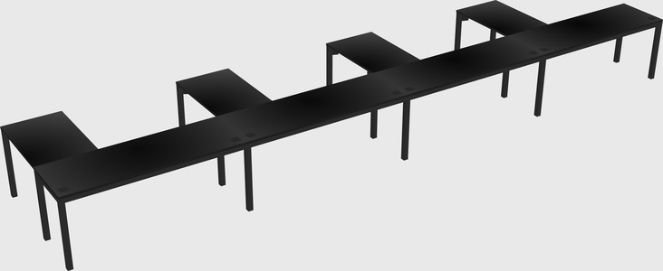 L-shaped desk