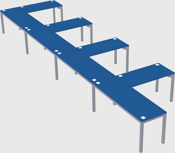 L-shaped desk