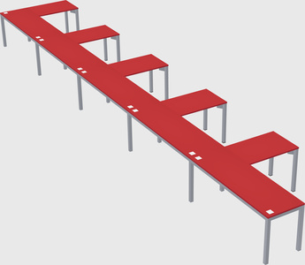 L-shaped desk