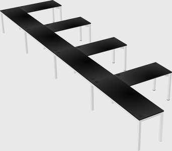 L-shaped desk