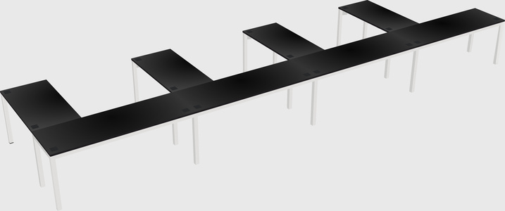 L-shaped desk