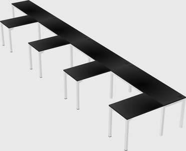 L-shaped desk