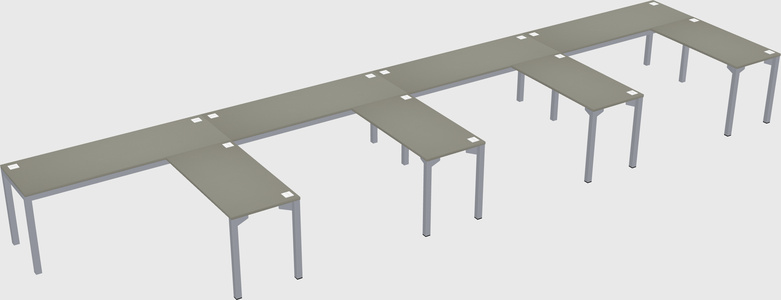L-shaped desk