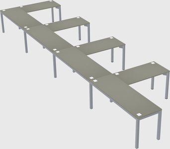 L-shaped desk