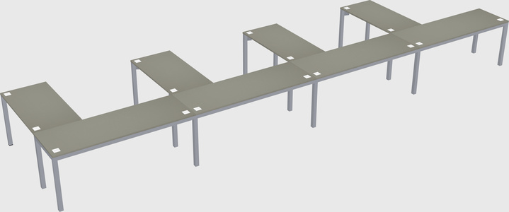 L-shaped desk