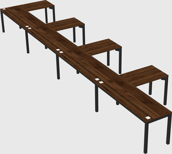 L-shaped desk