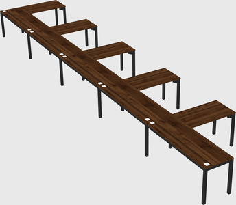 L-shaped desk