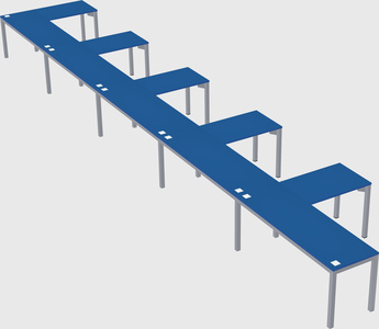 L-shaped desk