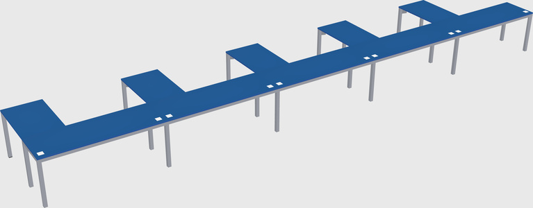 L-shaped desk