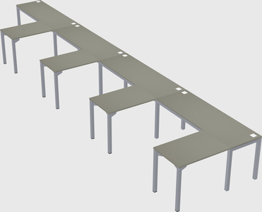 L-shaped desk