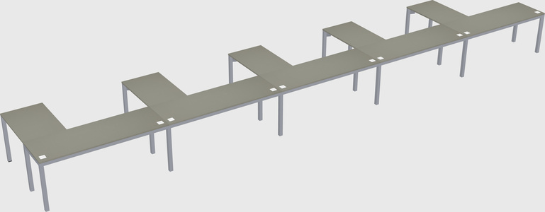L-shaped desk