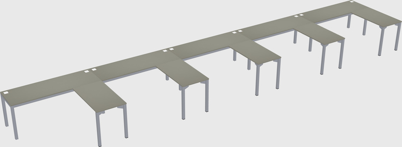 L-shaped desk